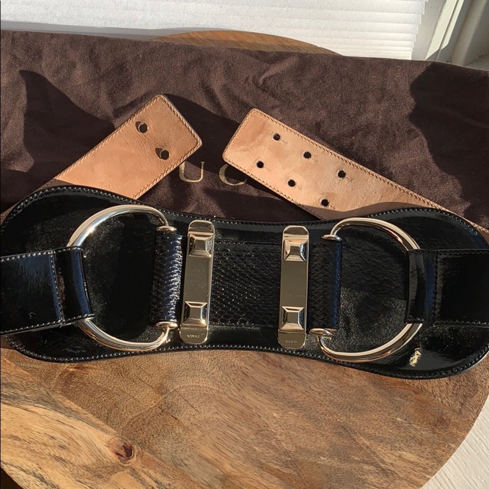 Vintage Gucci kimono style belt - Picture 4 of 8